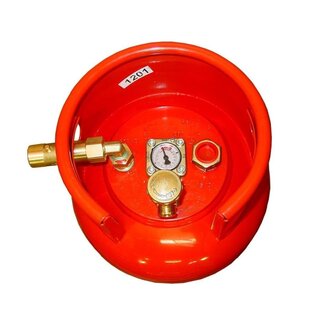 stalen lpg fles met bajonet haaks