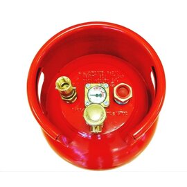 stalen lpg fles met bajonet recht