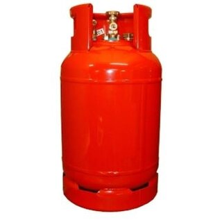 stalen lpg fles met bajonet recht