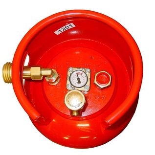 stalen lpg fles met acme aansluiting