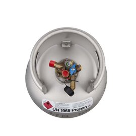 aluminium lpg fles multikraan met knie