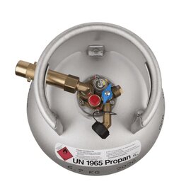 aluminium lpg fles multikraan met bajonet haaks