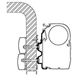 Thule Thule Adapter Hymer Camp < 2011