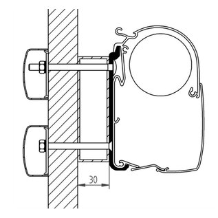 Thule Thule Eden Allegro Trigano Adapter (set)