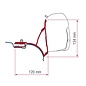 Fiamma F45 Adapter VW T5 Transporter/Multivan