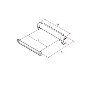 Fiamma F45L  Luifel Box Polar White