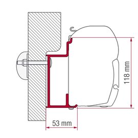 Fiamma Fiamma adapter Eura mobiel Karmann