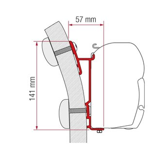 Fiamma Adapter Hymer S-E klasse