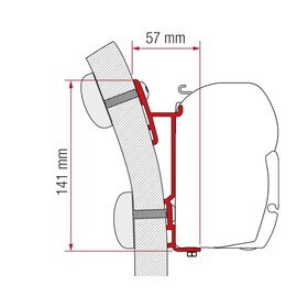 Fiamma Fiamma adapter Hymer S-E klasse