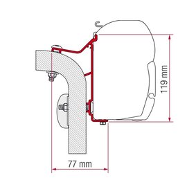 Fiamma Fiamma adapter Hymer VAN/B2