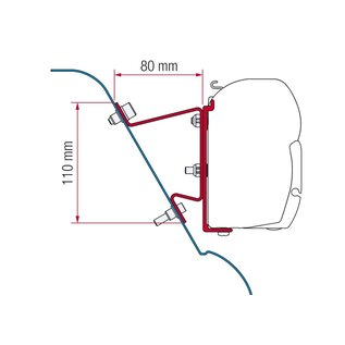 Fiamma Kit Mercedes Sprinter H3/WestFalia/VW Crafter H3