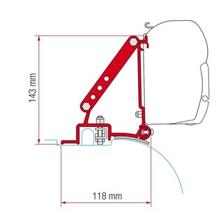 Fiamma Kit Fiat Ducato /Citroën Jumper/Peugeot Boxer