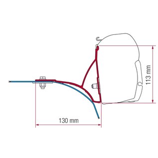 Fiamma Kit Fiat Ducato with roof rack
