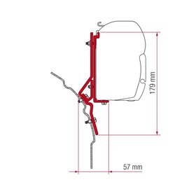 Fiamma Fiamma Kit VW T4 lift roof