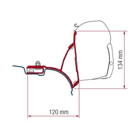 Fiamma Kit VW Multivan Transporter na 2003