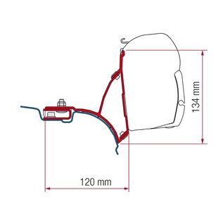Fiamma Kit VW Multivan Transporter na 2003