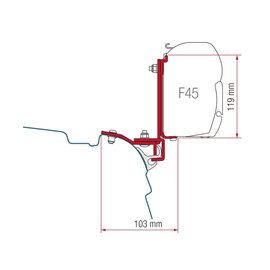 Fiamma Fiamma kit multirail Reimo VW T5/T6