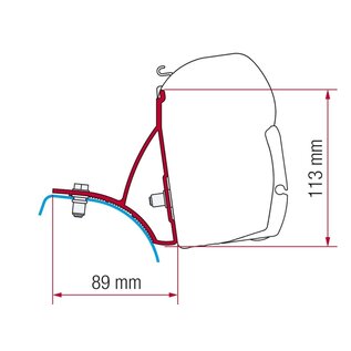 Fiamma Kit -Renault Trafic Opel Vivaro Nissan Primastar