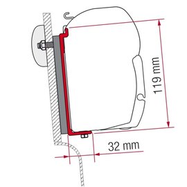 Fiamma Fiamma Kit High roof adapter Westfalia