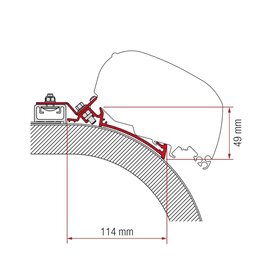 Fiamma Fiamma adapter Rapido Distinction