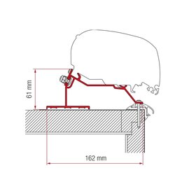 Fiamma Fiamma  adapter caravan roof