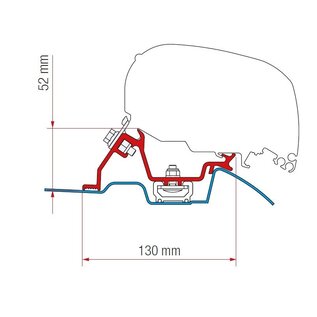 Fiamma Kit Mercedes Sprinter met roof rail