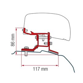 Fiamma Fiamma Kit Ford Custom L 1 na 2012