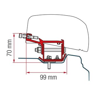 Fiamma  Kit Renault Trafic L 2 na 2014