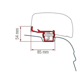 Fiamma Fiamma Kit VW T5 / T6 na 2003 #