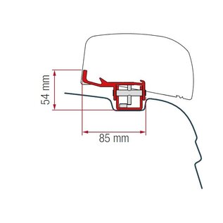 Fiamma Kit VW T5 / T6 na 2003 #