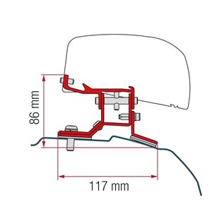 Fiamma Kit Ford Custom L 1 na 2012