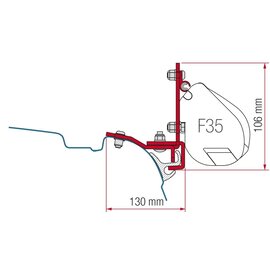 Fiamma Fiamma Kit Multirail Reimo VW T5/T6