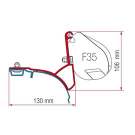Fiamma Fiamma Kit VW T5/T6 Multivan Transporter