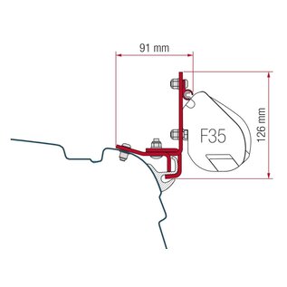 Fiamma  Kit Brandrup VW T5/T6