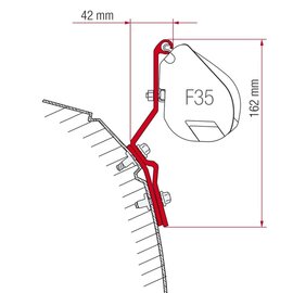 Fiamma Fiamma Kit VW lift roof na 1991 voor 2003