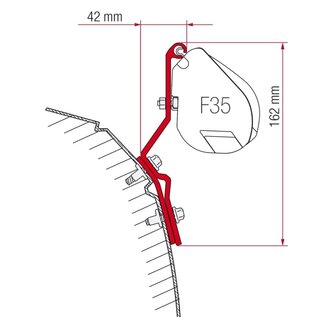 Fiamma Kit VW lift roof na 1991 voor 2003