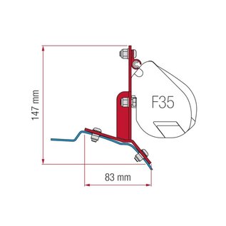 Fiamma Kit  Ford Custom