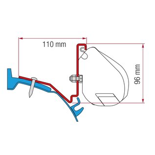 Fiamma Kit Ford Custom Capland Capfun