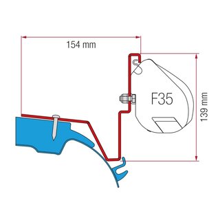 Fiamma Kit  Mercedes Vito Jules Verne