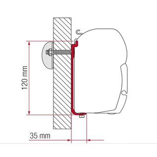 Fiamma Adapter As 300/350/400/450