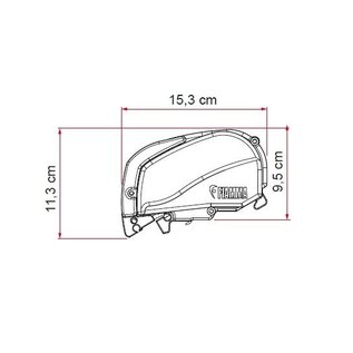 Fiamma  F80s 370 Dakmontage luifel