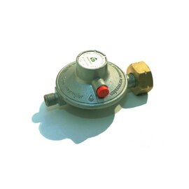 DRUKREGELAAR MET AFBLAAS 30 MBAR UNI x ¼" LINKS BUITEN