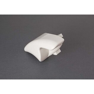 Fiamma Eindkappen t.b.v. Frontkap F65  Polar White