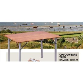 Tafel opvouwbaar bamboe 100x72x70cm