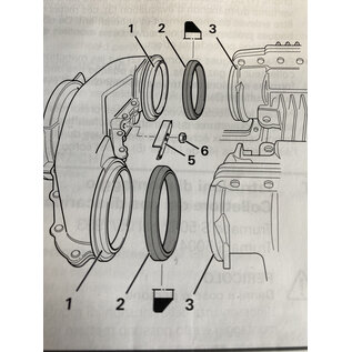 Truma pakking afvoer s5002 en s5004