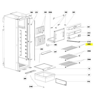 Dometic Dometic koelkast rooster RML 10.4