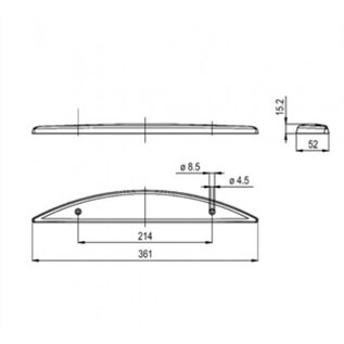 Jokon  3e Remlicht ZHBL 25 Rood