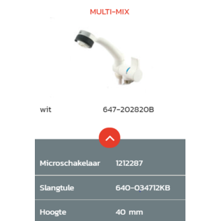 Reich Douche-mengkraan Multi-Mix, wit