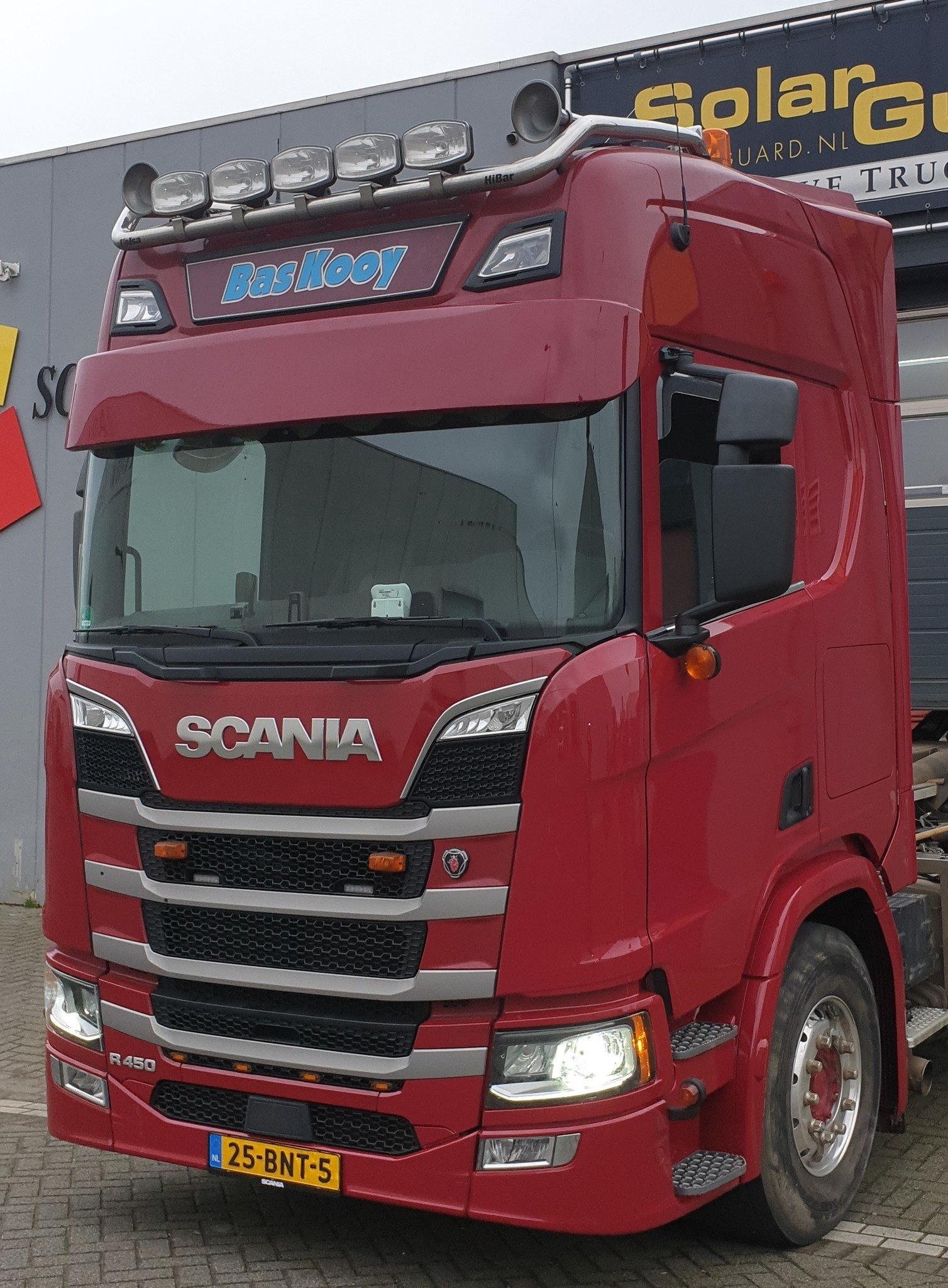 Scania Next Generation Sunvisor 4 Flat Bottom