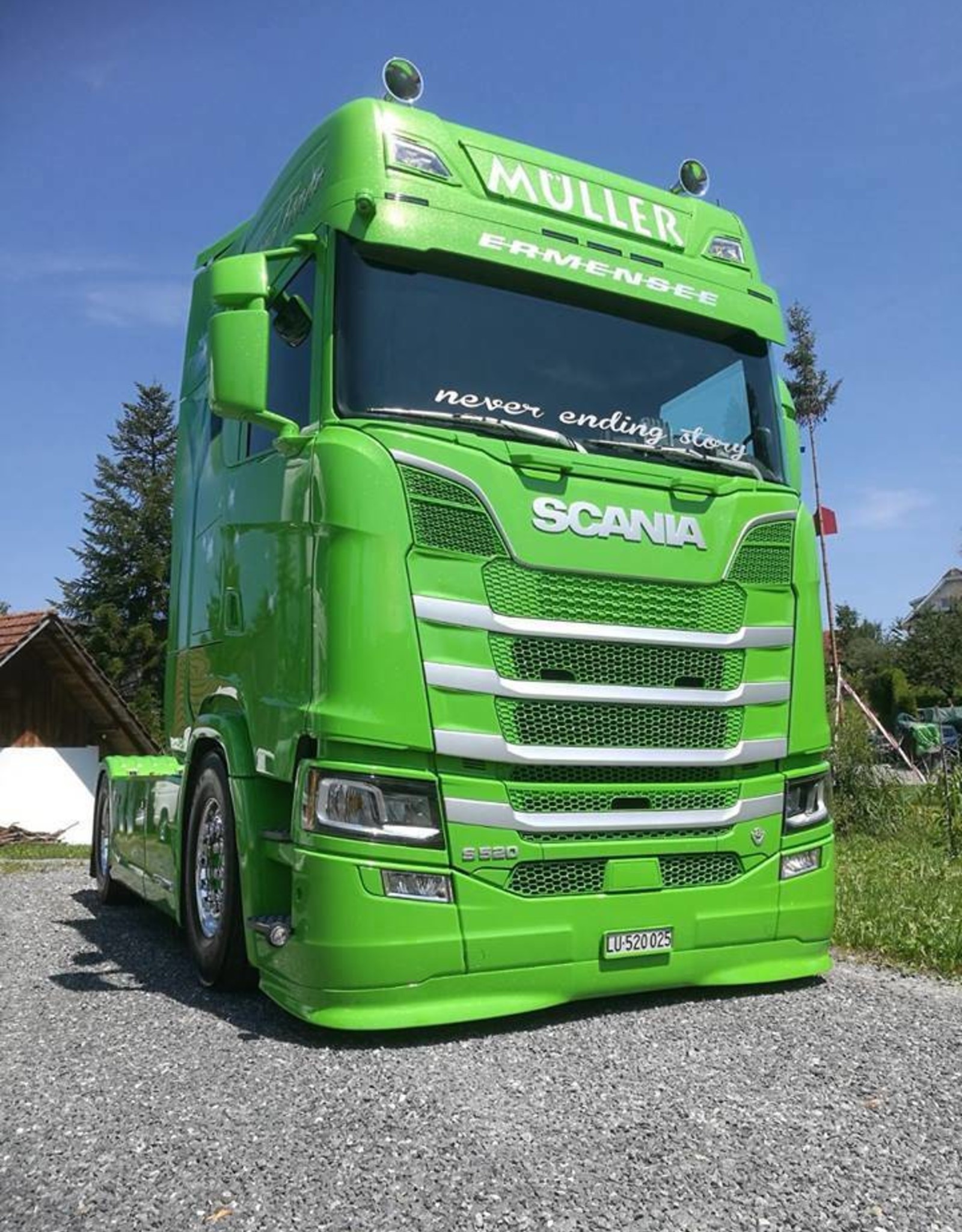 Scania NGS Front Spoiler Low Bumper Type 1
